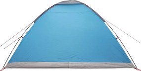 vidaXL Σκηνή Camping με στέγη Μπλε 6 ατόμων Πολυεστέρας και Χάλυβας