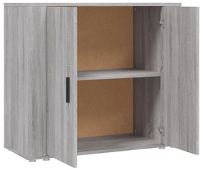 vidaXL Ντουλάπι Γκρι Sonoma 80x33x70 εκ. από Επεξεργασμένο Ξύλο