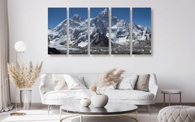 Εικόνα 5 μερών όμορφη κορυφή του βουνού - 100x50