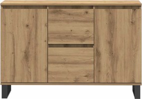 vidaXL Μπουφές Δρυς τεχνίτης 101,5 x 35 x 70 εκ. από Επεξεργασμένο Ξύλο