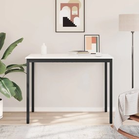 vidaXL Τραπέζι μπαρ Λευκό 140 x 80 x 105 εκ. Στερεά ξυλεία πεύκου
