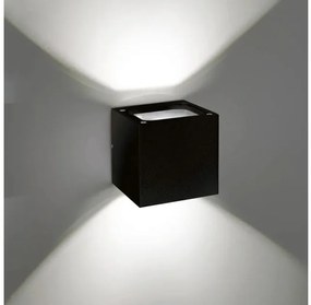 Απλίκα Φωτιστικό Τοίχου 2xLED 10W IP54 3000K Riga Zafferano-LD0127G3-Γκρι LD0127G3