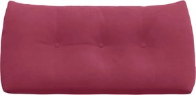 vidaXL Μαξιλάρι Πλάτης Κόκκινο 100 x 50 x 24 cm Βελούδο