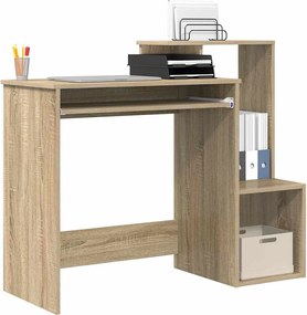 vidaXL Γραφείο Δρύς Sonoma 106 x 41 x 88.5 εκ. Επεξεργασμένο ξύλο