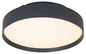 Πλαφονιέρα Φωτιστικό Οροφής Led Μέταλλο H11 Φ80 Eurolamp 144-51005 Μαύρο