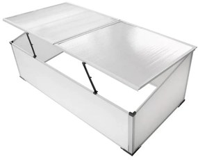 Θερμοκήπιο ψυχρού πλαισίου με 2 καπάκια 110x41x55 cm