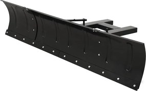 vidaXL Εκχιονιστικό για Περονοφόρο Μαύρο 200 x 48 εκ.