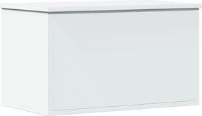 vidaXL Κουτί Αποθήκευσης Λευκό 60x35x35 εκ. από Επεξεργασμένο Ξύλο