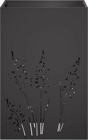 vidaXL Γλάστρα Κήπου 2 τμχ. Μαύρο 50 x 50 x 75 cm