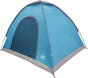 vidaXL Σκηνή Camping 2 ατόμων Μπλε 185T Πολυεστέρας με επικάλυψη PU
