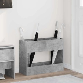 vidaXL Σχέδιο &amp; βάση αποθήκευσης Σκυρόδεμα Γκρι 65 x 24 x 50 εκ