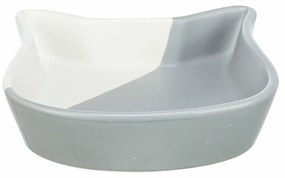 Τροφοδότης γατών Trixie Λευκό Γκρι Κεραμικά