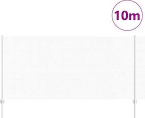 vidaXL Τεντώτο με στήριγμα Ασημί 1,2 x 10 m Ατσάλι