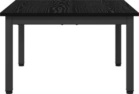vidaXL Τραπεζάκι σαλονιού Μαύρη Οξυά 60 x 60 x 36 cm