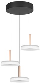 Φωτιστικό Κρεμαστό Trio Lighting CELESTE 354930365 Καφετί (Coffee) 3000K