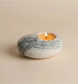 Stewehome Χειροποίητο κηροπήγιο από μπετόν 3x3x7 cm