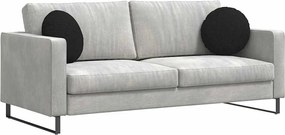 vidaXL Μαξιλάρια καθισμάτων 2 pcs Μαύρο Ø40 x 13 εκ ύφασμα