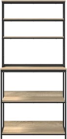vidaXL Ράφι Κουζίνας Δρύς Sonoma 80 x 40 x 168 εκ Επεξεργασμένο ξύλο