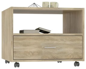vidaXL Τραπεζάκι Σαλονιού Sonoma Δρυς 55 x 55 x 40 εκ. Επεξεργ. Ξύλο
