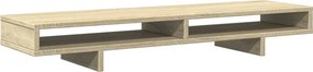 vidaXL Βάση Οθόνης Sonoma Δρυς 100x27x15 εκ. από Επεξ. Ξύλο