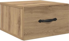 vidaXL Κομοδίνο artisan δρυς 35 x 35 x 20 εκ Επεξεργασμένο ξύλο