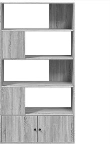 vidaXL Βιβλιοθήκη Γκρι Sonoma 100x36x189 εκ. από Επεξεργ. Ξύλο