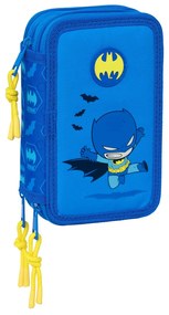 Τριπλή Κσετίνα Batman Μπλε 12,5 x 19,5 x 5,5 cm 37 Τεμάχια