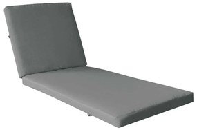 Μαξιλάρι ξαπλώστρας Verano 208(76+132)x69/8 Ύφ.Water Repellent Velcro Γκρι
