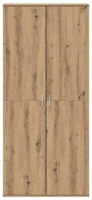 vidaXL Γραφείο artisan δρυς 80 x 39 x 178 εκ Επεξεργασμένο ξύλο
