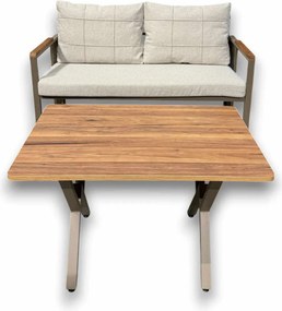 Σετ Κήπου Μπεζ DRAFRUR 125x58x78