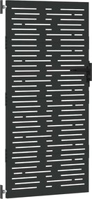 vidaXL Πύλη Κήπου 85 x 175 cm Ατσάλι με Επικάλυψη Πούδρας Κλειδώσιμο