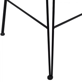 Σκαμπό Μπαρ ALLEGRA C5452 Μεταλλικό με Μπέζ Wicker &amp; Μαξιλάρι 56x60x109 εκ. 56x60x109 εκ.