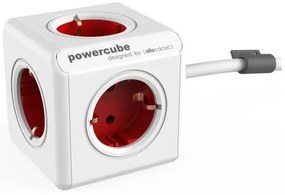 Πολύπριζο 5 θέσεων Κόκκινο 1306RD/DEEXPC Allocacoc PowerCube Extended-1306RD/DEEXPC-Κόκκινο 1306RD/DEEXPC