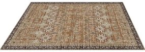 VEVOR Large Area Rug 8 x 10 ft Anti-Skid Indoor Floor Mat Vintage Brown Green