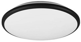 Φωτιστικό Οροφής - Πλαφονιέρα Limbus R67021132 20,5W Led Φ34cm 6cm Black Mat RL Lighting Plastic