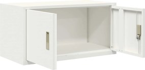 vidaXL Ντουλάπι αποθήκευσης Λευκός 80 x 40 x 40 cm Ατσάλι