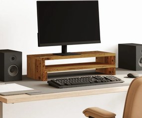 vidaXL Βάση Οθόνης Όψη Παλαιού Ξύλου 54x22x15 εκ. από Επεξ. Ξύλο