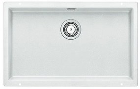 Blanco Subline-U 700-U White SILGRANIT™ PuraDur™ Γρανιτένιος Νεροχύτης Υποκαθήμενος με 1 Γούρνα 73x46 cm