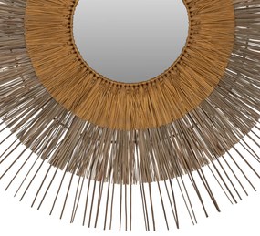 ΚΑΘΡΕΠΤΗΣ ΜΕ ΠΛΑΙΣΙΟ MENDONG GRASS Φ105εκ ΣΕ ΧΡΩΜΑ ΦΥΣΙΚΟ ΧΡΥΣΟ HM7798