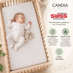 Candia Στρώμα Λίκνου White Breeze