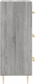 vidaXL Ντουλάπι Γκρι Sonoma 34,5x34x90 εκ. από Επεξεργασμένο Ξύλο