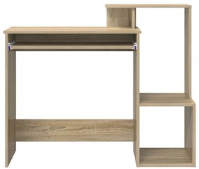 vidaXL Γραφείο Sonoma Δρυς 106 x 40 x 88.5 εκ Επεξεργασμένο ξύλο