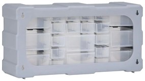 vidaXL Κουτί Αποθήκευσης/Οργάνωσης με 22 Συρτάρια 49 x 16 x 25,5 εκ.