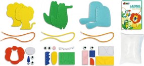 Παιδικό Σετ Ραπτικής Κούκλες DIY Avenir Lacing Animal Friends