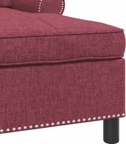 vidaXL Χαλάρωση Κόκκινο ύφασμα 91 x 157 x 91 εκ.