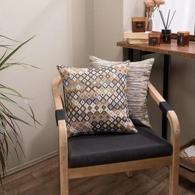 Μαξιλαροθήκη Διακοσμητική Carmona Grey-Beige Teoran 45X45 Cotton-Polyester