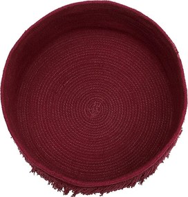 Καλάθι Αποθήκευσης (Φ45x30) Lorena Canals Fringes Savannah Red
