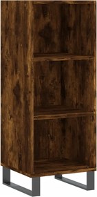 vidaXL Ντουλάπι Καπνιστή δρυς 34,5x34x180 εκ. από Επεξεργασμένο Ξύλο