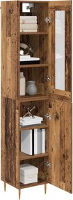 vidaXL Highboard 2 pcs Παλιό Ξύλο Επεξεργασμένο ξύλο