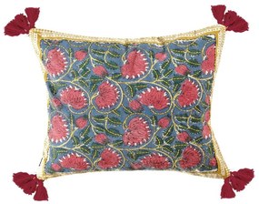 Μαξιλαροθήκη Διακοσμητική Casa 2311 Blue-Magenta-Green Kentia 45X45 100% Cotton